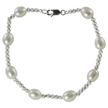 Sterling Silver Freshwater Pearl Bracelet
