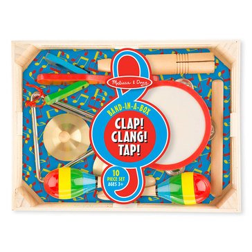 Melissa & Doug Band-in-a-Box Clap! Clang! Tap!