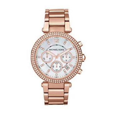 Michael Kors Women's Parker Bracelet Chronograph Watch