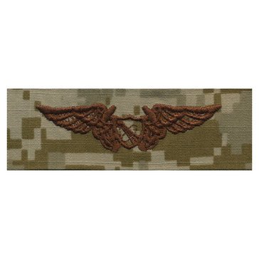 NWU Type-II Desert Warfare Badge NFO Naval Flight Officer Astronaut
