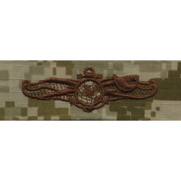 NWU Type-II Desert Warfare Badge Information Dominance Enlisted