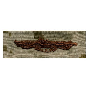 NWU Type-II Desert Warfare Badge Submarine Combat Patrol