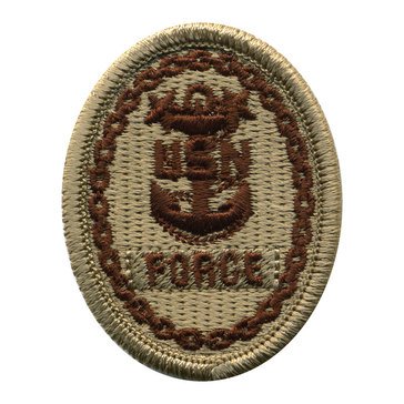NWU Type-II Desert ID Badge Force E9