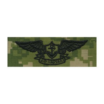 NWU Type-III Green Warfare Badge Aviation Warfare