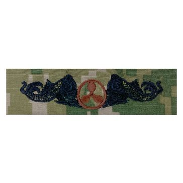NWU Type-III Green Warfare Badge Submarine Engineer