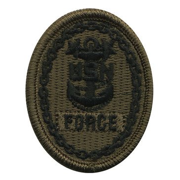 NWU Type-III Green ID Badge Force E9