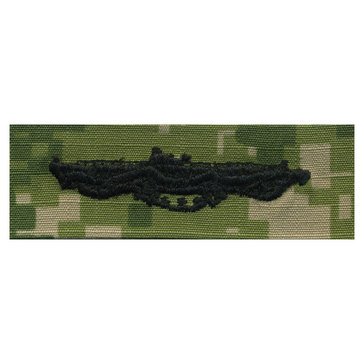 NWU Type-III Green Warfare Badge Submarine Combat Patrol
