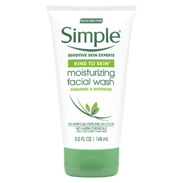 Simple Moisturizing Face Wash, 5oz