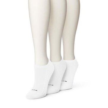 HUE Women's 3-Pack Air Cushion No Show Socks