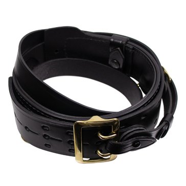 BELT SAM BROWNE BLK BRASS 34