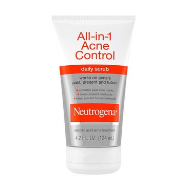 Neutrogena All In 1 Acne Daily Scrub, 4.2oz