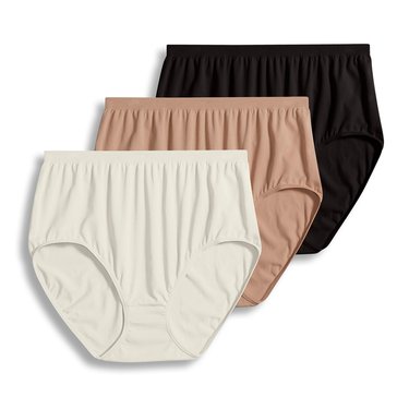 Jockey Women's Comfies Micro 3-Pack Briefs