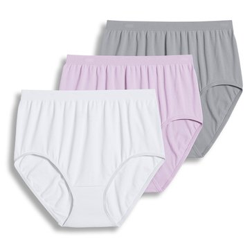 Jockey Women's Comfies Micro 3-Pack Briefs