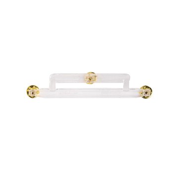 5 Ribbon Mounting Bar Holder Clear PLASTIC 1/8