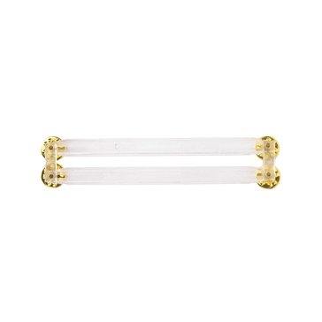 6 Ribbon Mounting Bar Holder Clear PLASTIC 1/8
