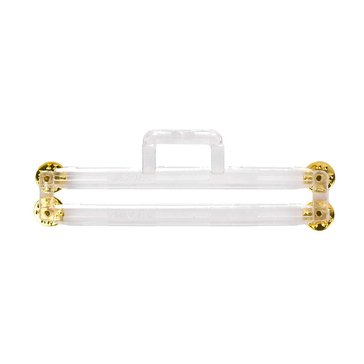 7 Ribbon Mounting Bar Holder Clear PLASTIC 1/8