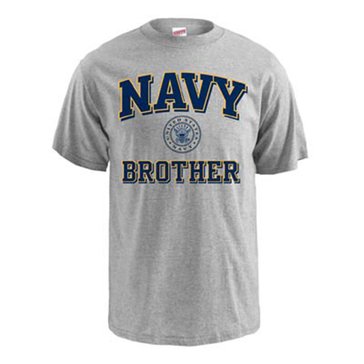 Navy Pride Adult Navy Brother Tee