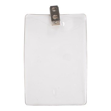 Identification Card Holder Vertical with Clip