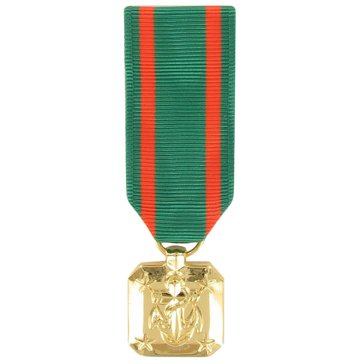 Medal Miniature Anodized Navy Achievement