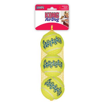 Kong Air Squeaker Dog Balls Medium 3-Pack