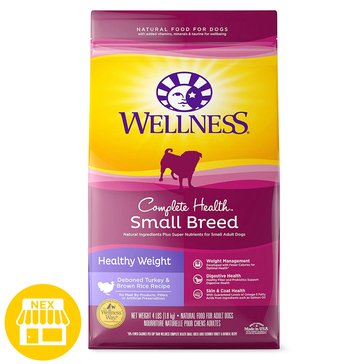 Wellness Small Weight Management Dog Food, 4lb