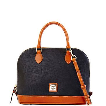 Dooney & Bourke Pebble Zip Satchel