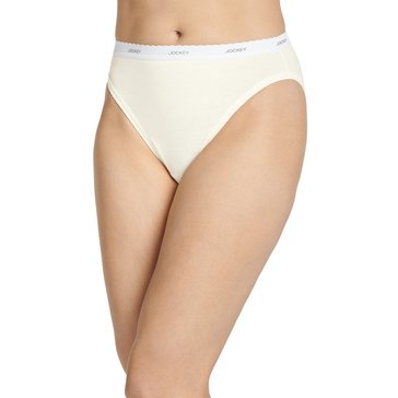 Jockey Women's Classic 3-pack Ivory French Cut Briefs