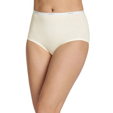 Jockey Women's Classic 3-pack Ivory Briefs