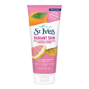 St. Ives Face Scrub Pink Lemon and Mandarin Orange, 6oz