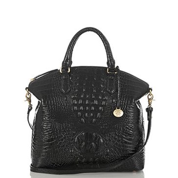 Brahmin Large Duxbury Satchel Black Melbourne