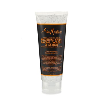 SheaMoistureAfrican Black Facial Wash & Scrub