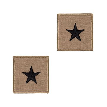 Navy Tan Flight Suit Shoulder Devices RDML Lower (1 Star)