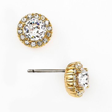 AVA Nadri Round CZ Stud Earrings