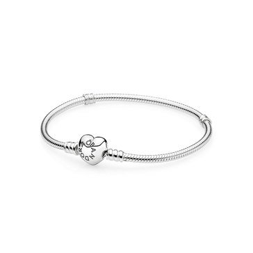 Pandora Moments Heart Clasp Bracelet, 19cm/7.5in