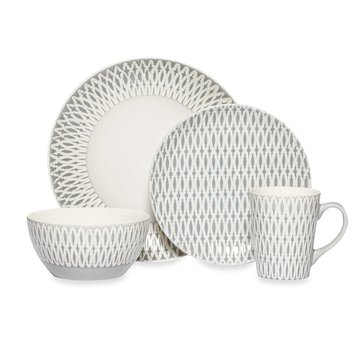 Mikasa GB Aurora Grey 16 pc Set_D