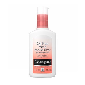 Neutrogena Oil Free Acne Pink Grapefruit Moisturizer, 4oz