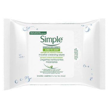 Simple Micellar Facial Wipes 