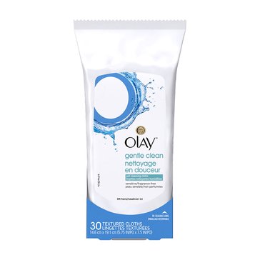 Olay Basic Wet Facial Clothes Sensitive Skin, 30ct