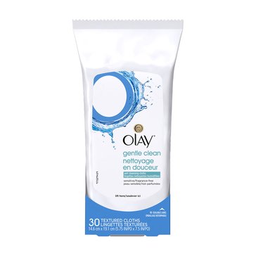 Olay Basic Wet Facial Clothes Sensitive Skin, 30ct
