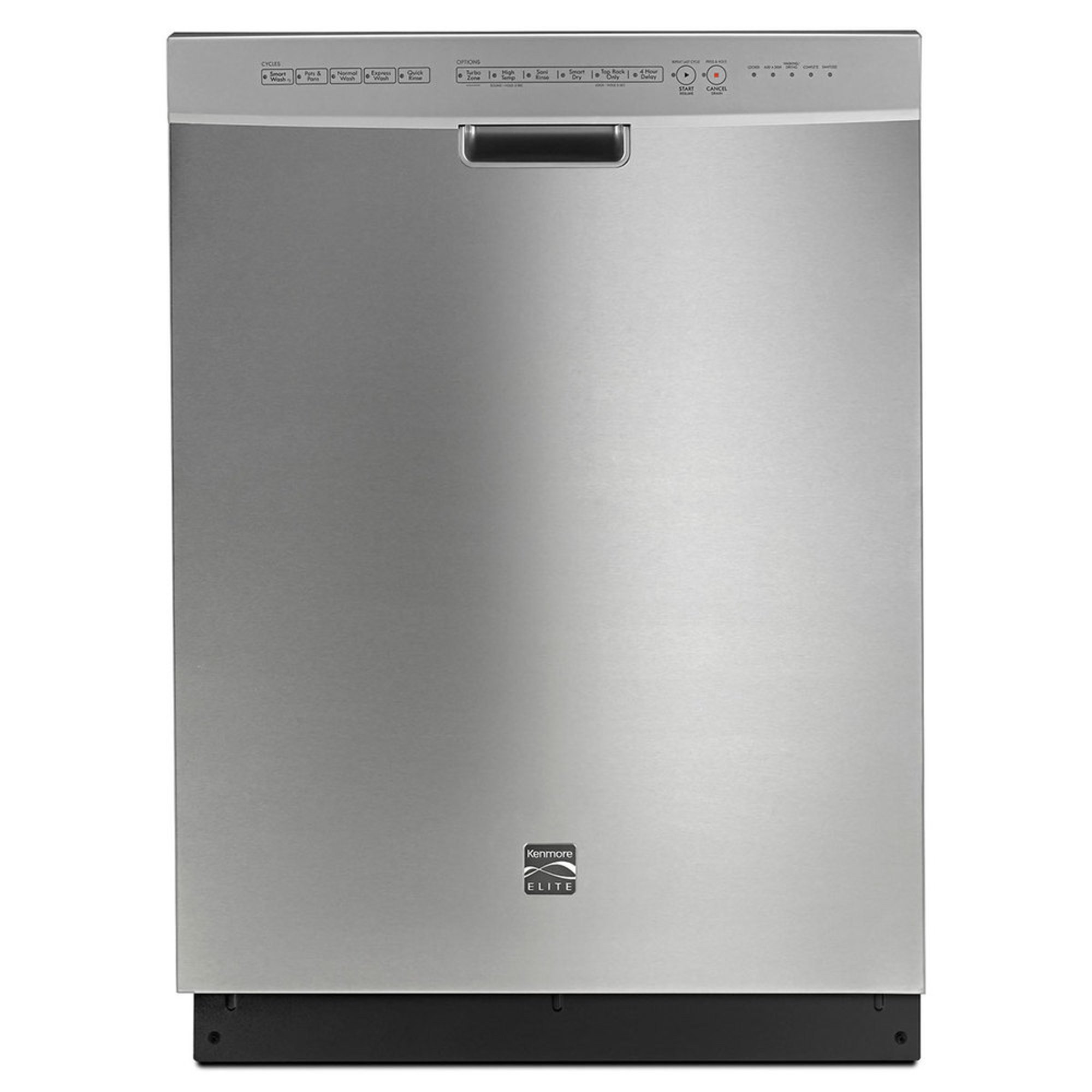 Kenmore Elite 24" Built-in Dishwasher W/ Power Wash, Stainless Steel Stainless Steel Kenmore Elite Dishwasher