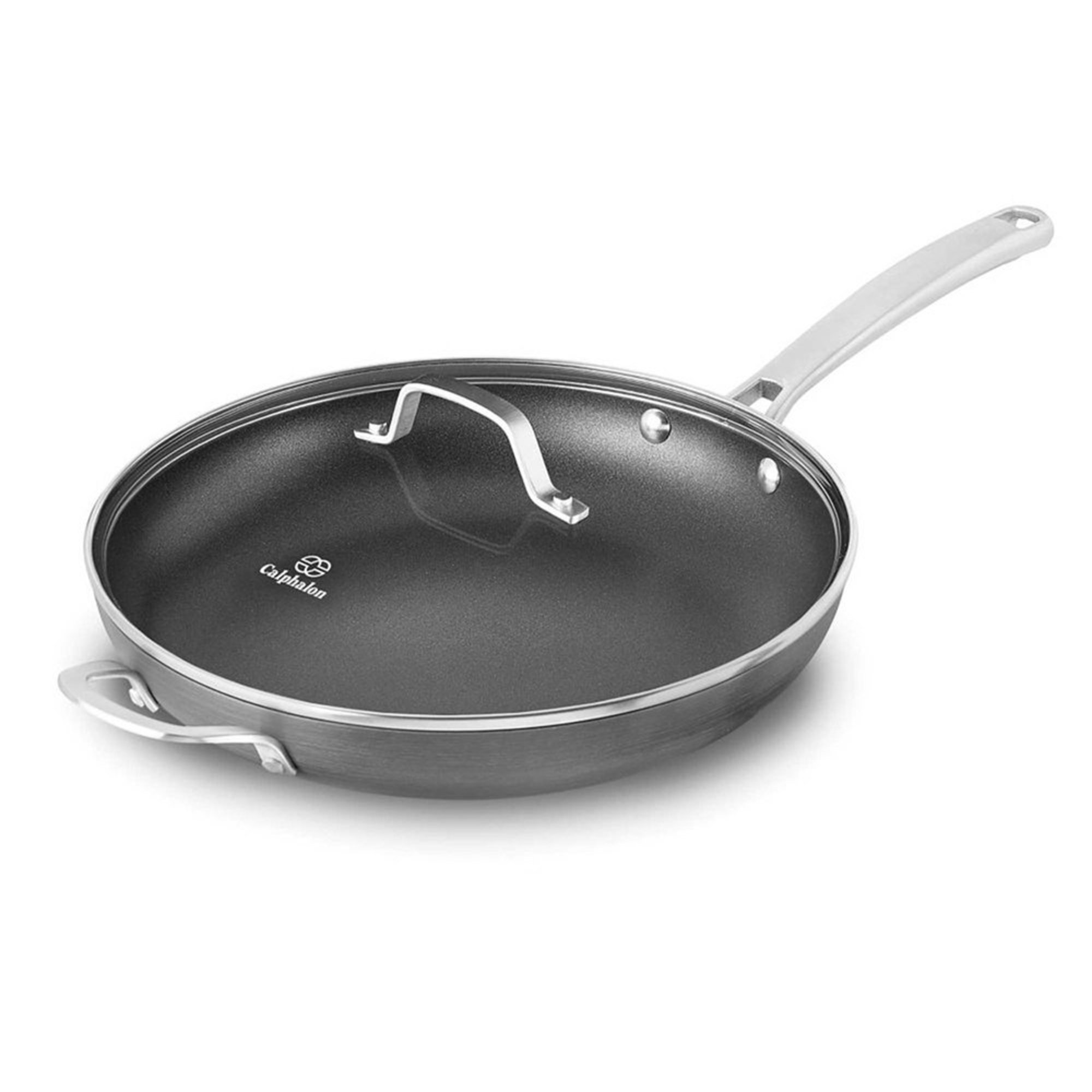 Calphalon Classic 12" Nonstick Frying Pan With Cover Skillets Shop