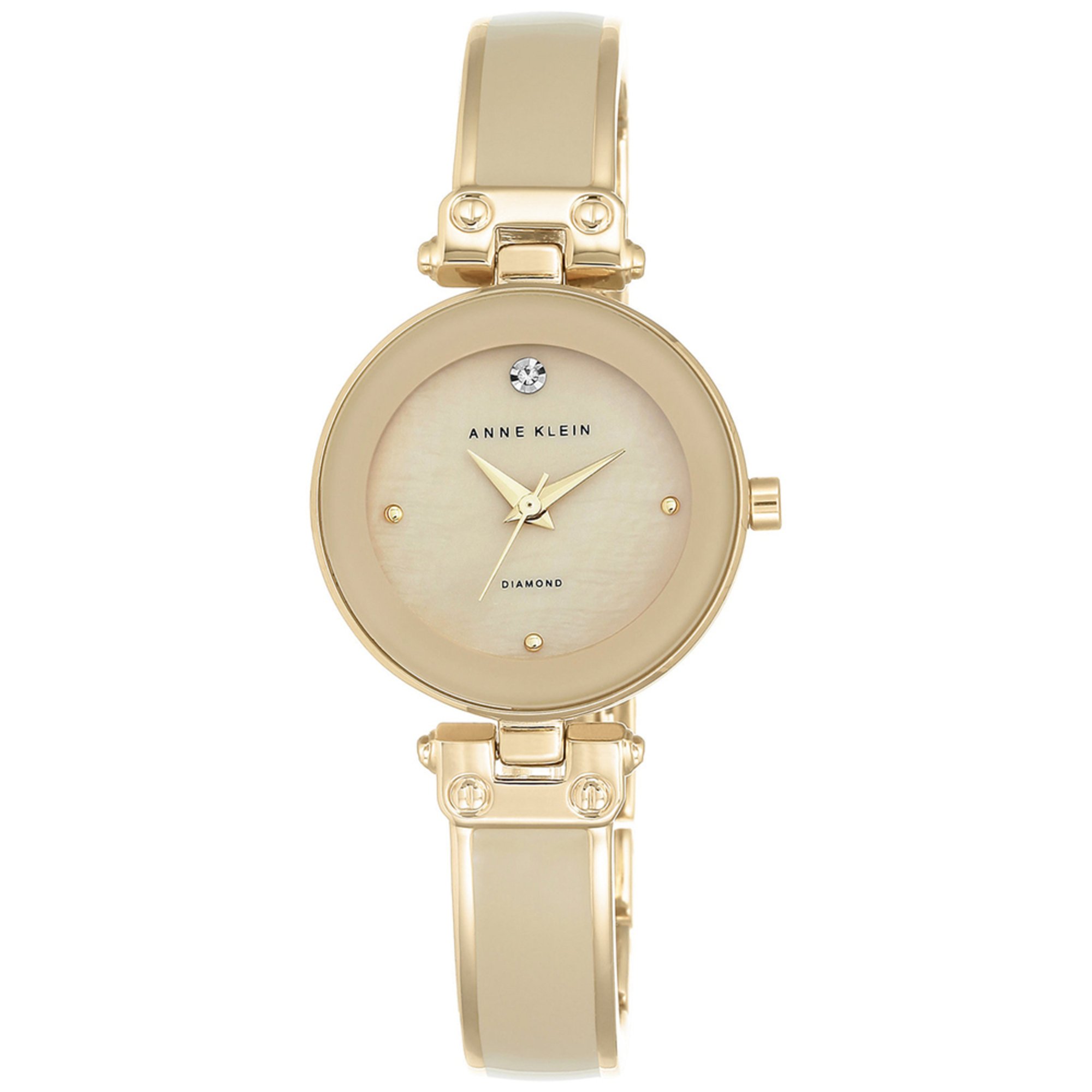 anne klein diamond accent watch
