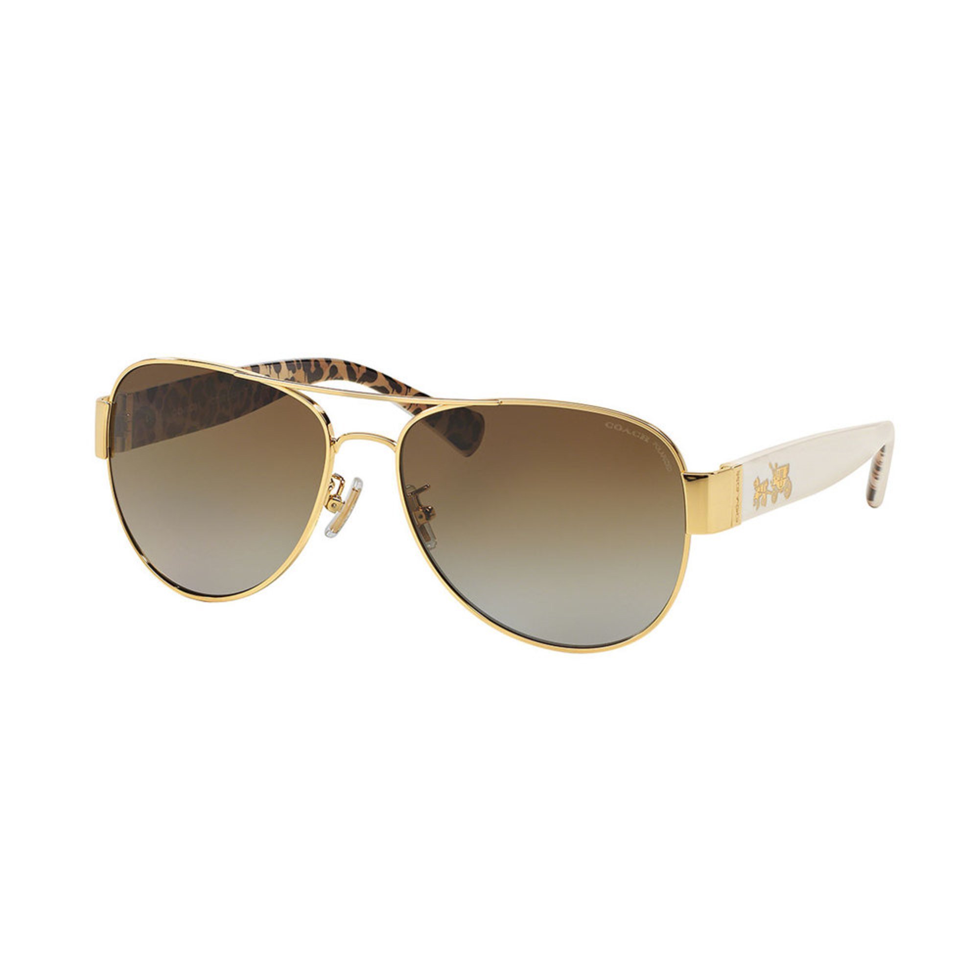 Coach Women's Polarized Aviator Sunglasses | Women's Sunglasses ...
