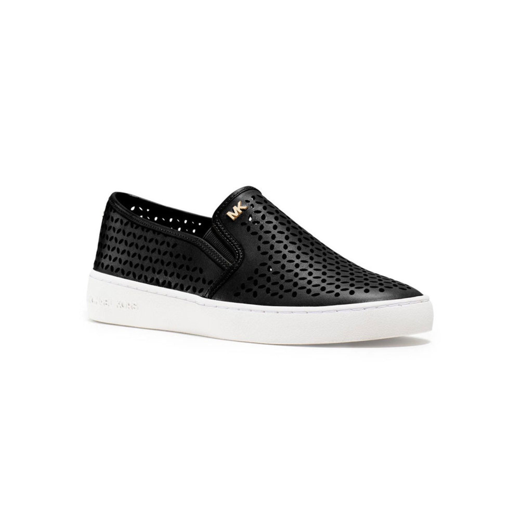 Michael Kors Olivia Women\u0026#39;s Slip On Sneaker Black