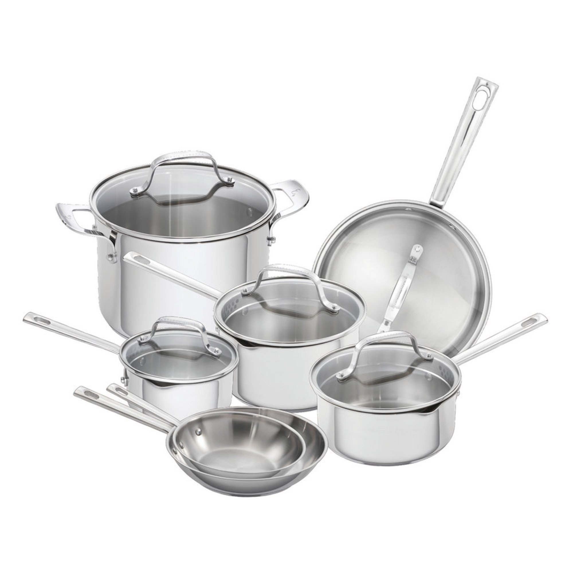 Emeril 12-piece Stainless Steel Cookware Set | Cookware Sets | For The