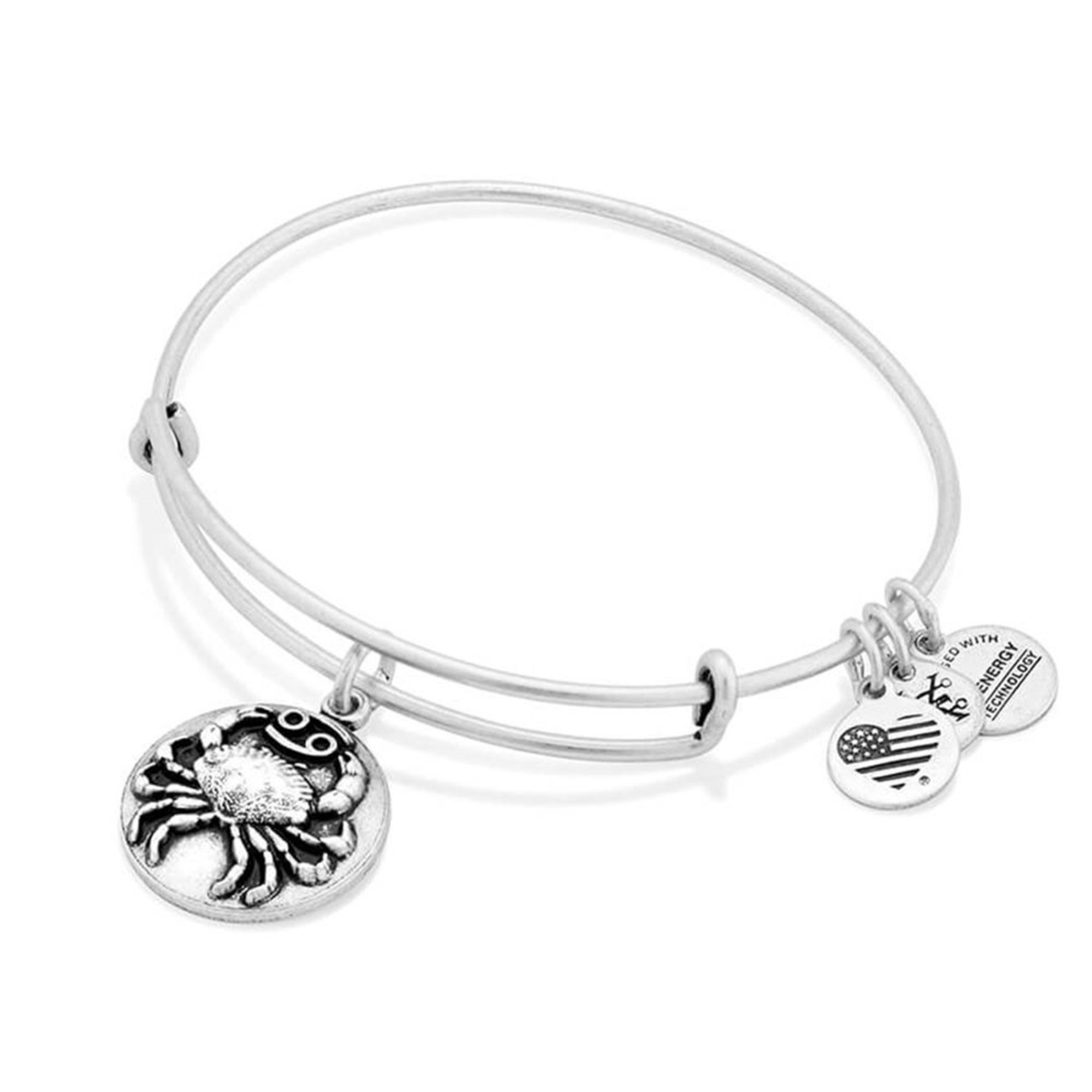 Alex And Ani Cancer Expandable Bangle Silver Finish Fashion Alex And Ani