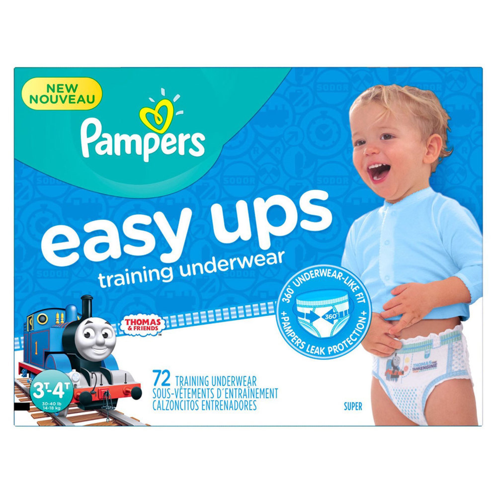 pampers easy ups size 3t 4t