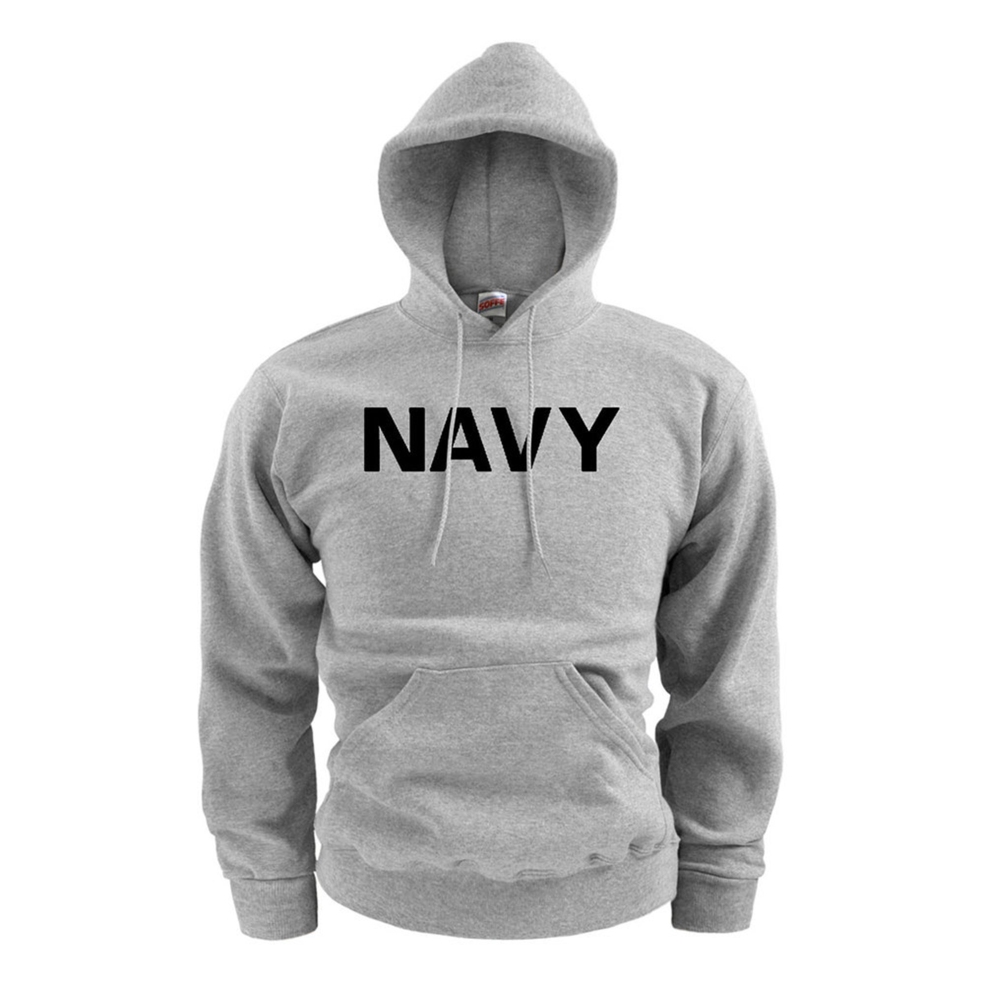 Soffe Men's Navy Fleece Crew Hoodie Oxford 3xl | Men's Navy Pride ...