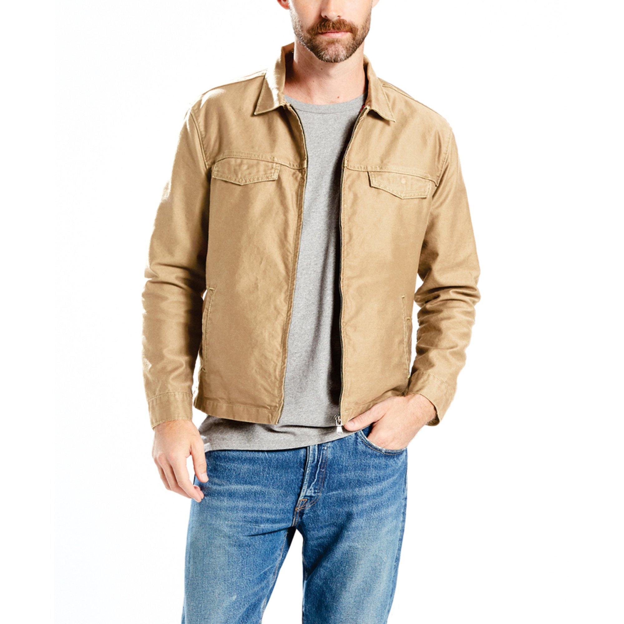 Levi's Men's Harrington Full Zip Jacket | Men's Outerwear & Jackets ...