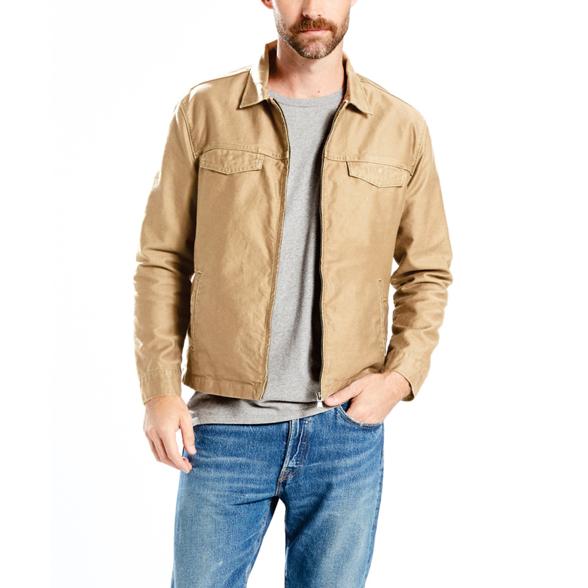 Levi's Men's Harrington Full Zip Jacket Men's Outerwear & Jackets